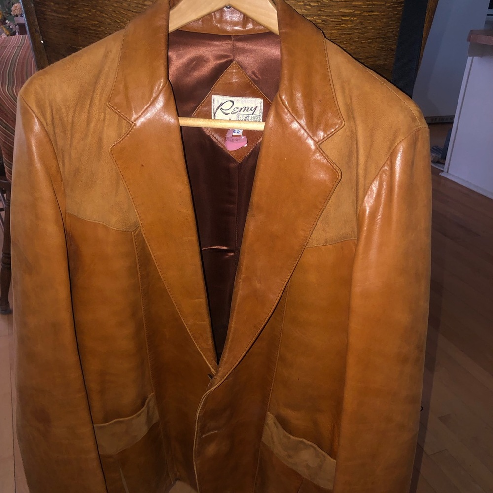 Remy Leather Jacket in Deep Brown
